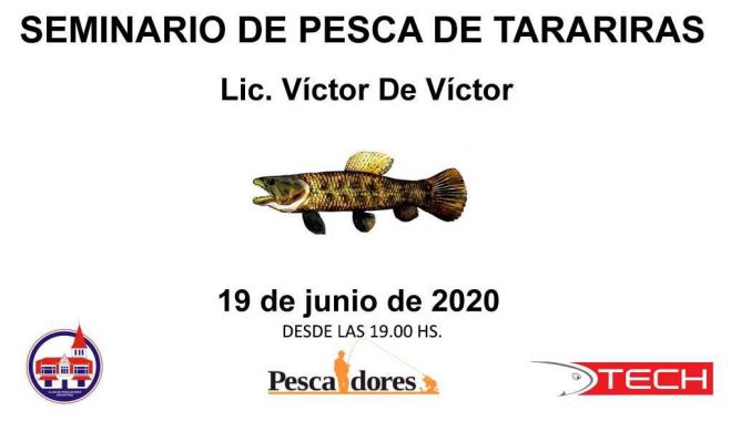 Seminario online "Tarariras, conocimientos y artes para su pesca"