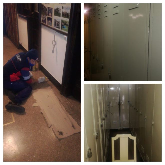 Pintura de los lockers